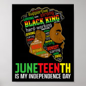 Poster Est mon Jour de l'Indépendance Fête des pères Roi (Devant)