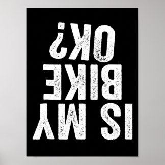 Poster Est Mon Vélo Ok Amusant Moto Dirt Vélo