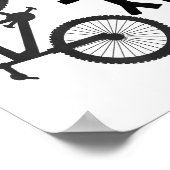 Poster Est Mon Vélo OK Funny VTT (Coin)