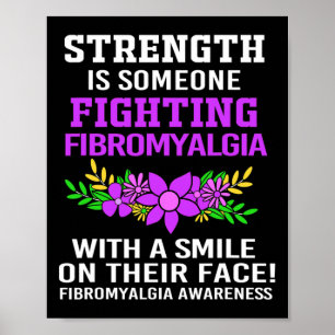 Poster Est Quelqu'Un Qui Lutte Contre La Fibromyalgie Pou