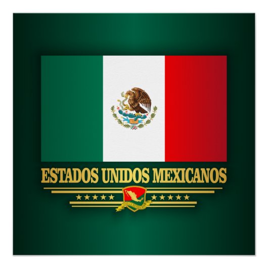 Poster Estados Unidos Mexicanos (F10) (Devant)