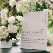 Poster Estelle Moderne Minimal Amour Est Sweet Faveurs Si