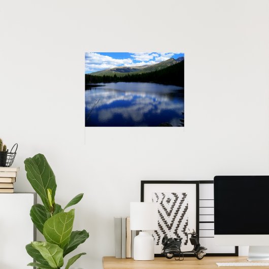 Poster Estes Park, CO Réflexion (Bureau à domicile)