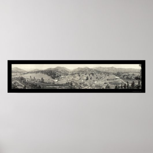Poster Estes Park Village, CO Photo 1919 (Devant)