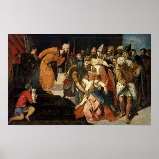 Poster Esther devant Ahasuerus, 1548 (Devant)