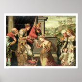 Poster Esther devant le roi Ahasuerus avec Haman envoyé (Devant)