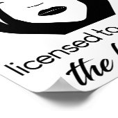 Poster Esthétique Autorisé À Exfolier (Coin)