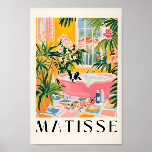 Poster esthétique Boston Terrier, Impression de ch (Devant)