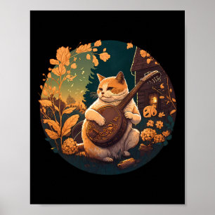 Poster esthétique Cottagecore rondelet