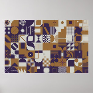 Poster Esthétique néomoderne de la brutalité conception p