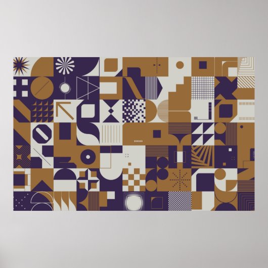 Poster Esthétique néomoderne de la brutalité conception p (Devant)