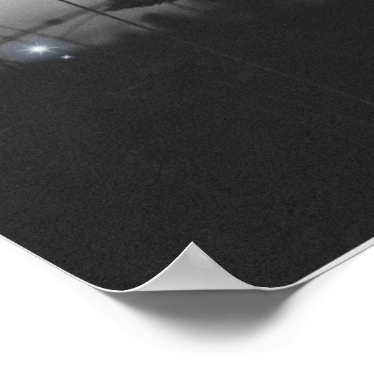 Poster Esthétique noir et blanc (Coin)