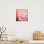 Poster esthétique Orange Sky et Cloud (Cuisine)