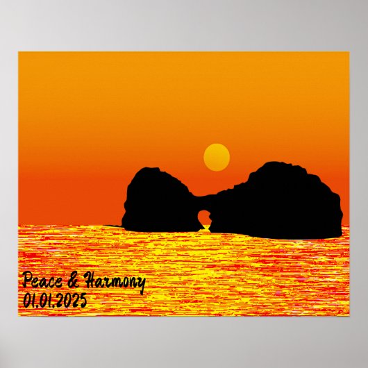 Poster esthétique personnalisée Japon Paysage Voya (Devant)