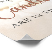 Poster ESTIMER COMBIEN DE CANDIDATS Bear Baby shower Game (Coin)