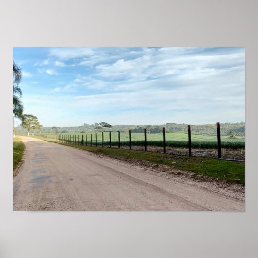 Poster Estrada Rural (Devant)