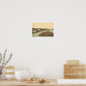 Poster Estuaire - Bois Imprimer (Cuisine)