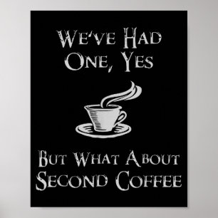 Poster Et à propos du 2ème café _ Fantastique haute drôle