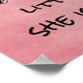 Poster Et bien qu'elle ne soit que petite, elle est Fierc (Coin)