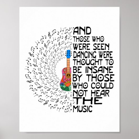 Poster Et Ceux Qui Ont Été Vus Danser Ont Été Pensés Être (Devant)