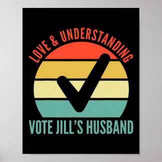 Poster Et comprendre le mari de Vote Jill Joe Biden 20