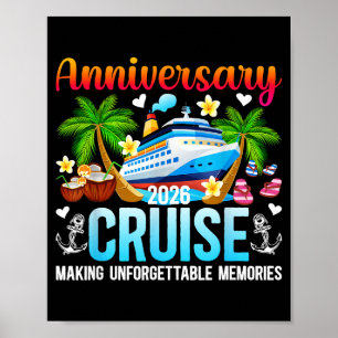 Poster Et Croisière d'anniversaire créant des souvenirs M