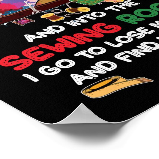 Poster Et Dans La Salle De Couture, Je Vais Perdre Mon Es (Coin)