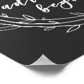 Poster Et donc l'aventure commence - Citation Inspiration (Coin)