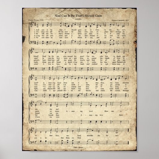 Poster Et Est-Ce Que Ça Peut Être L'Hymne Vintage (Devant)