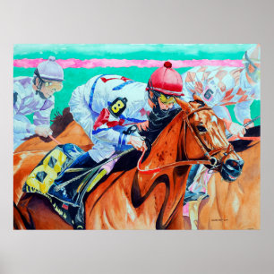 Poster Et ils sont éteints, course de chevaux