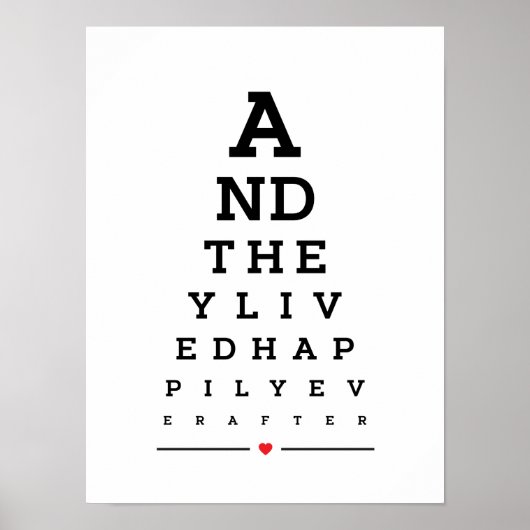 Poster Et ils vivaient heureux chaque jour, (Devant)