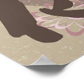 Poster et impression de fleurs Kanji Design (Coin)