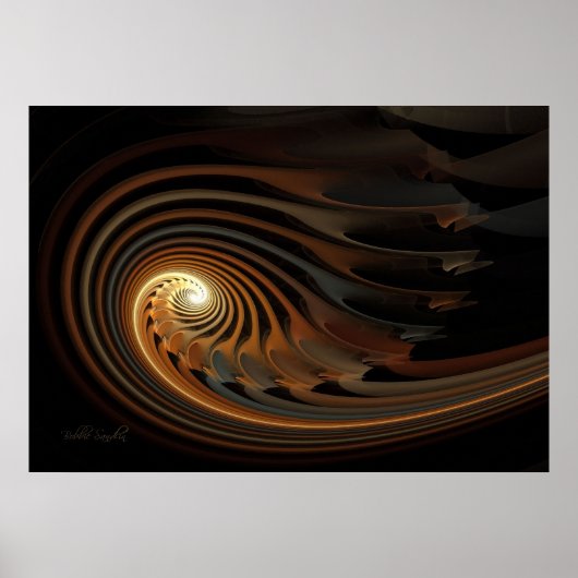 Poster et impression du temps et de la structure (Devant)