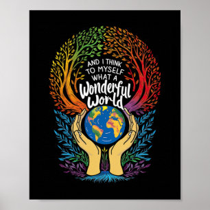 Poster Et Je Me Pense Que C'Est Une Merveilleuse Terre Mo