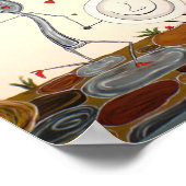 Poster Et le Dish s'est enfui avec l'impression de cuillè (Coin)