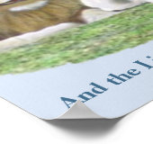 Poster Et le lion s'allongera avec le mouton (Coin)