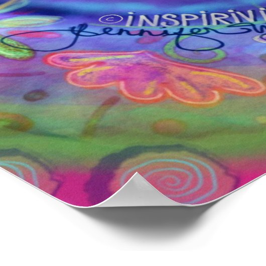 Poster "Et le peuple s'assoit encore" Inspiritisme (Coin)