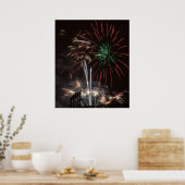 Poster ...Et l'éblouissement rouge, vert et or des roquet (Cuisine)