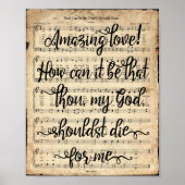 Poster Et peut-il être scripté Hymne Print (Devant)