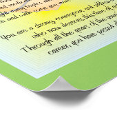 Poster et poème d'art des infirmières à la retrait (Coin)