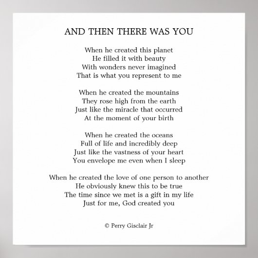 POSTER ET PUIS VOUS ÉTIEZ (Devant)