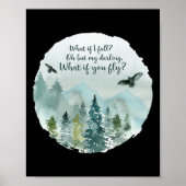 Poster Et si je tombe mignon automne automne automne Than (Devant)