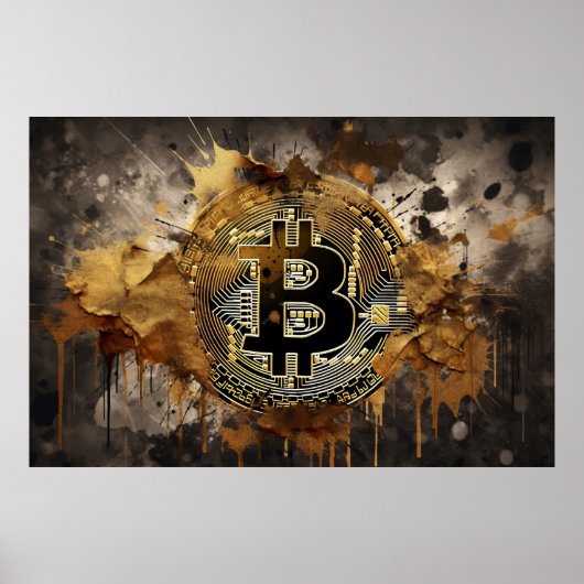 Poster et télécharger Bitcoin (Devant)