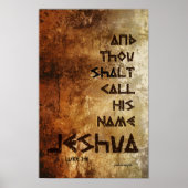 Poster Et Tu Appelles... Jeshua (Écriture : Luc 1) (Devant)