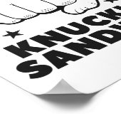 Poster Et Une Boîte De Boxe À Sandwich Knuckle (Coin)