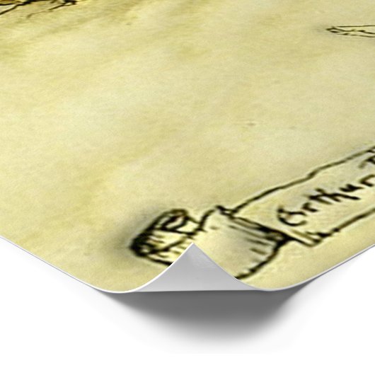 Poster Et une chanson de fée - Arthur Rackham (Coin)