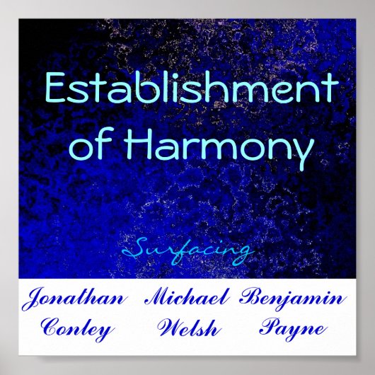Poster Établissement de l'harmonie (Devant)