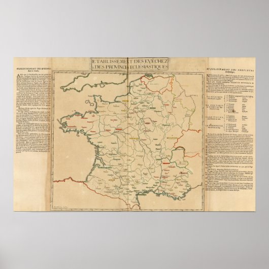 Poster Établissements français (Devant)