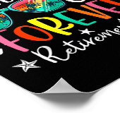 Poster Établissements scolaires à la retraite pour toujou (Coin)