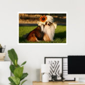 Poster Étagère avec Casquette (Bureau à domicile)